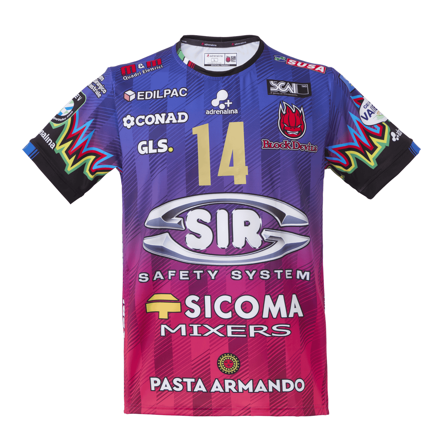 SIR SUSA VIM PERUGIA CHAMPIONS LEAGUE HOME 24/25 ユニフォーム