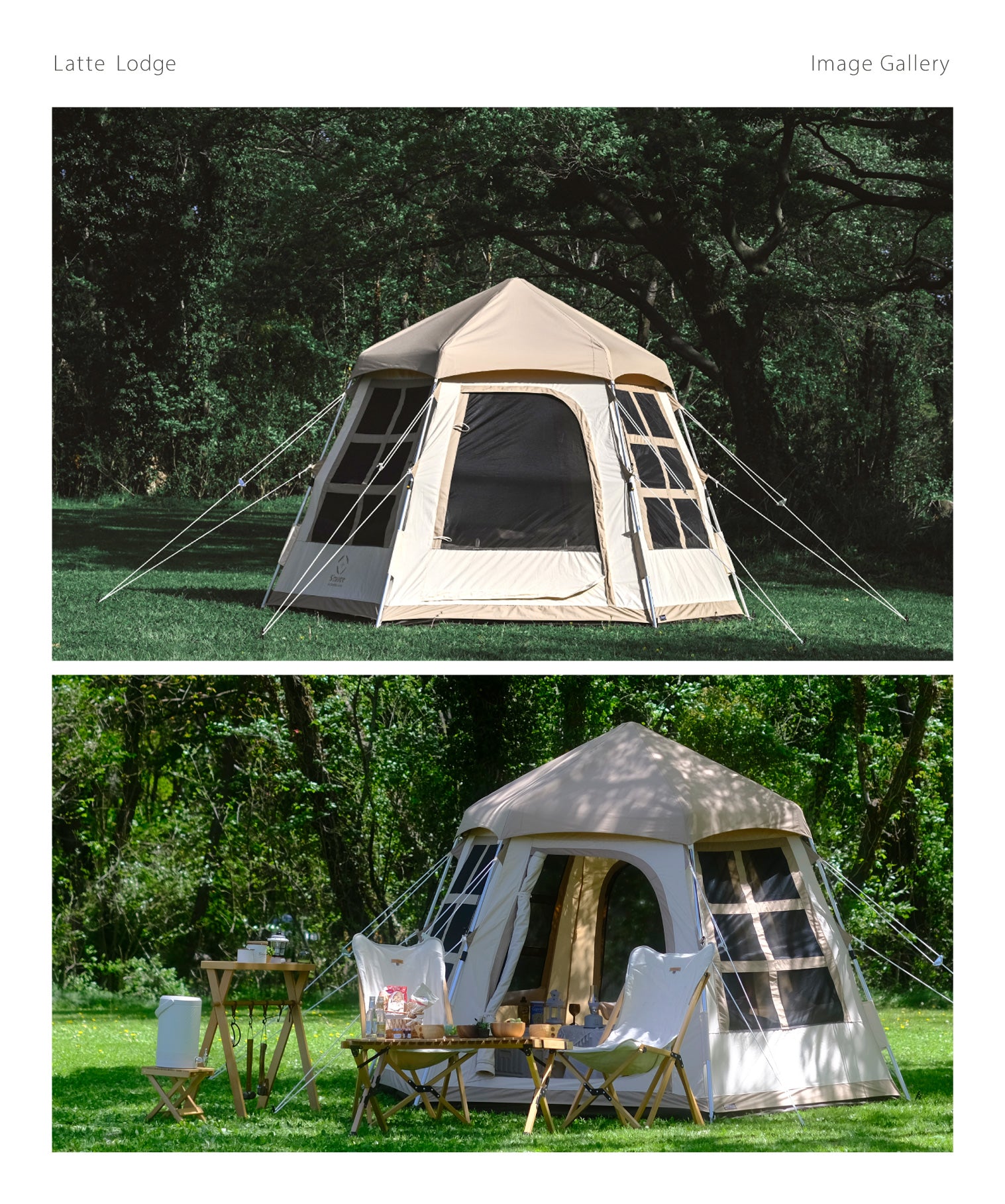 Latte Lodge ラテロッジ ワンタッチTCテント – 【公式】S'more（スモア）