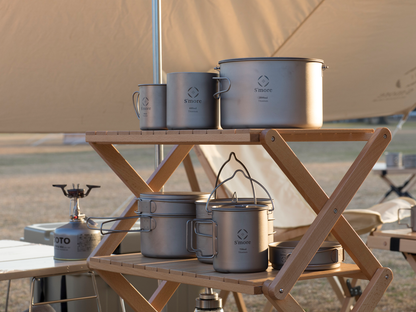 Titanium Cutlery Set 】 キャンプ カトラリー 4点セット