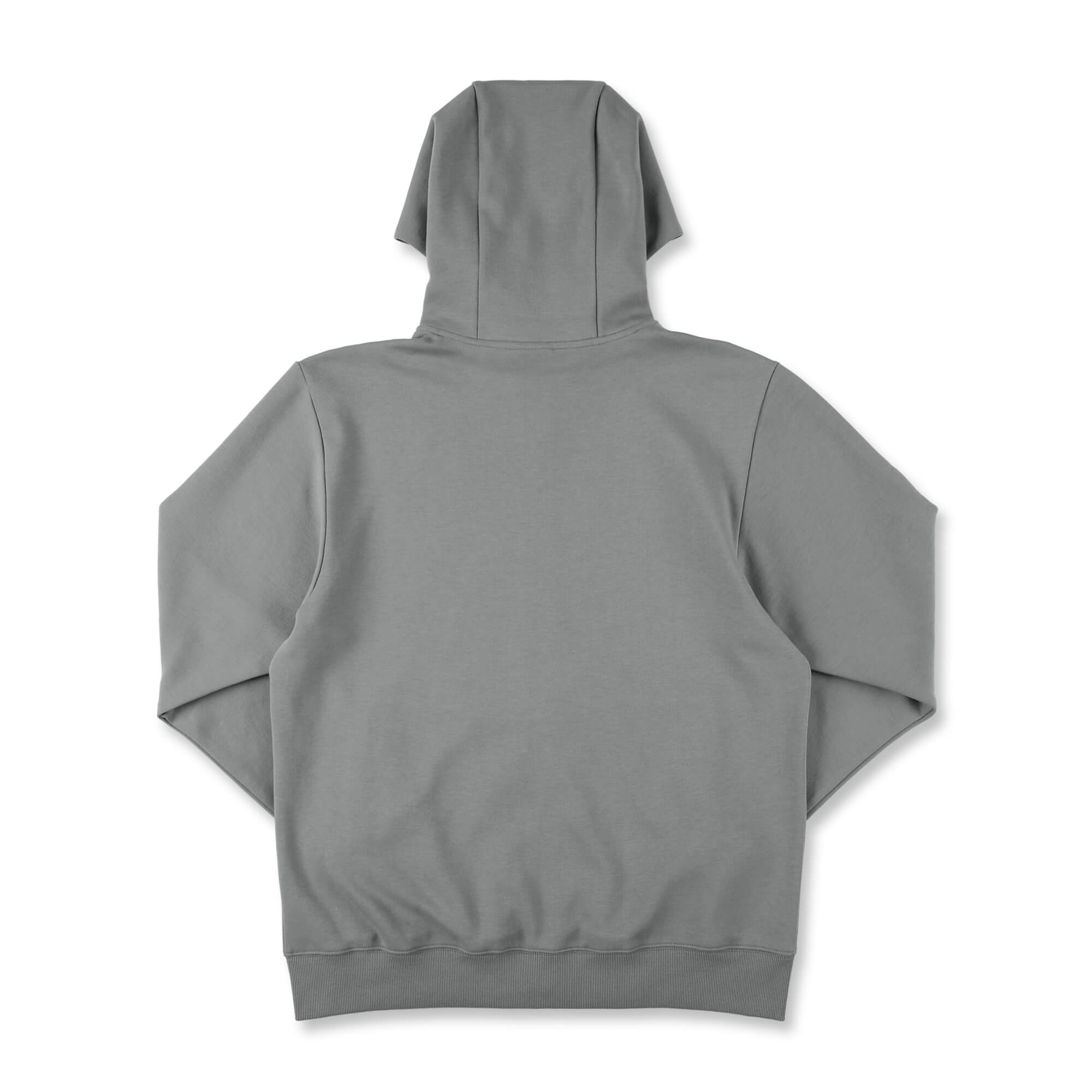 ダブルフェイス スウェット シェニールパッチ ZIPアップパーカ