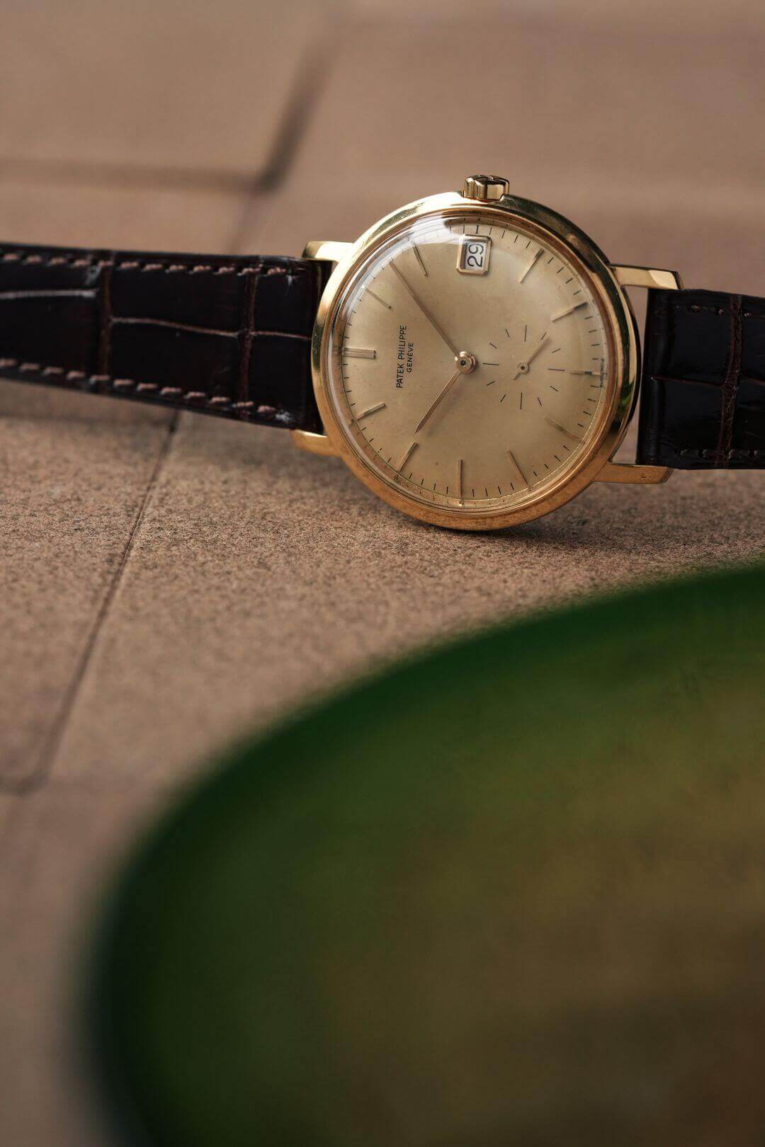 パテックフィリップ/カラトラバデイト/ゴールドダイヤル/スモール