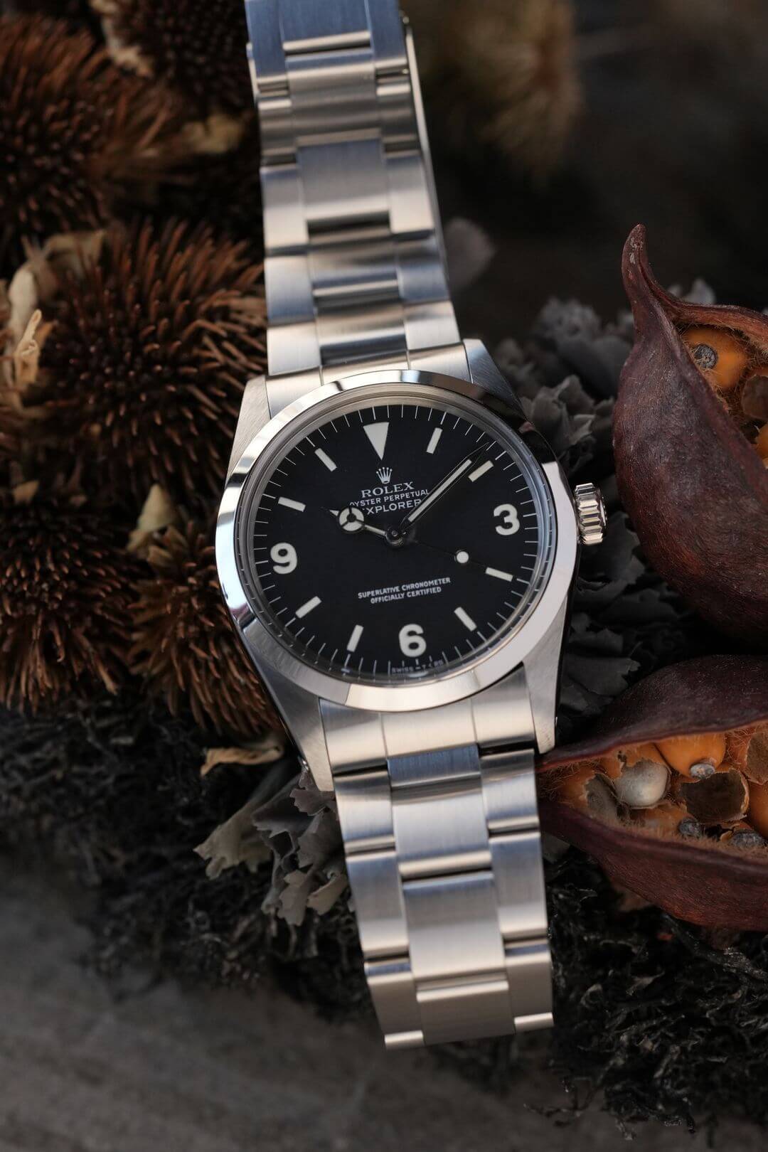 ロレックス/エクスプローラー1/マットブラックダイヤル/クロノメーター