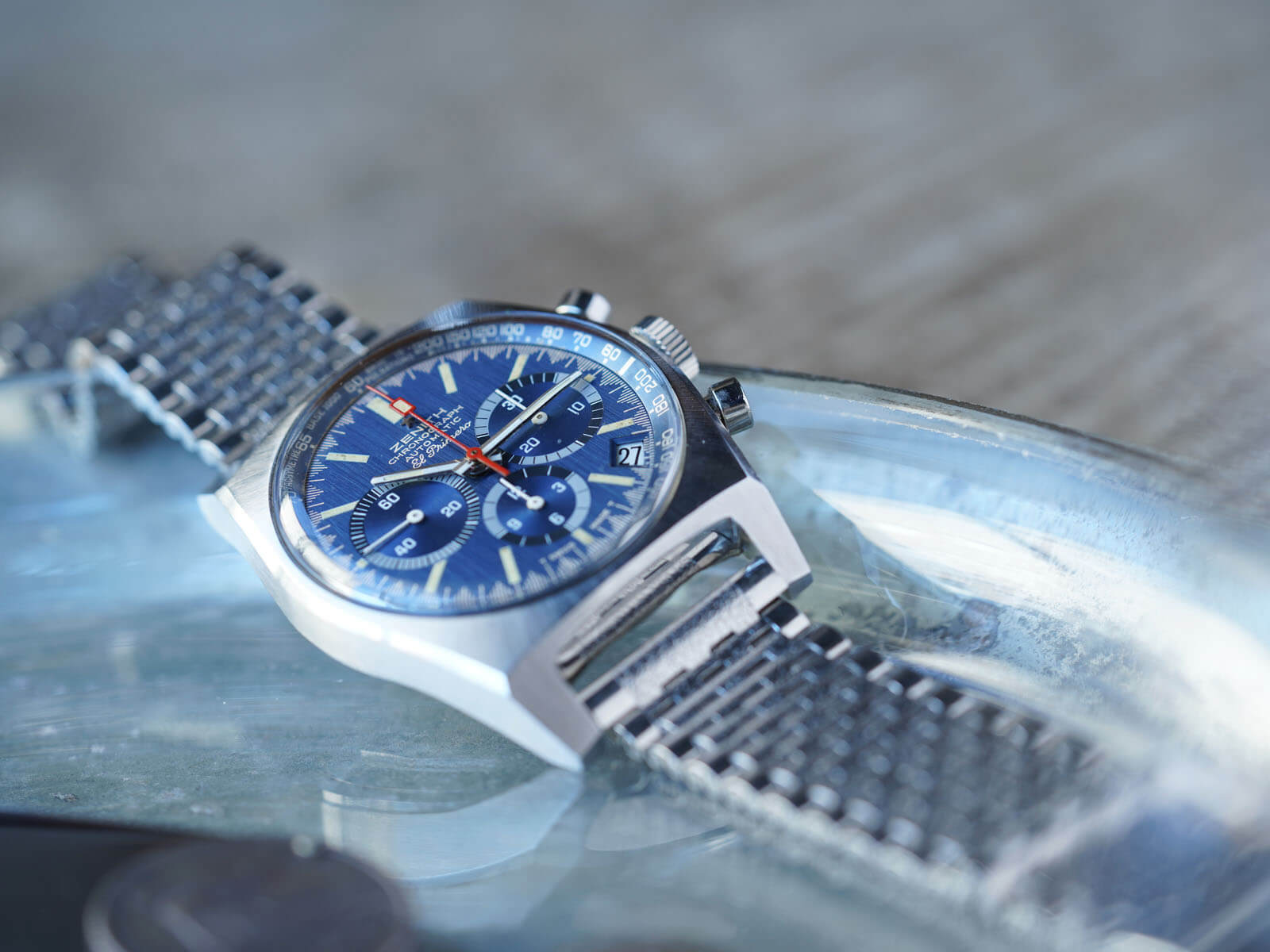 ゼニス/カバーガール/エルプリメロクロノグラフ/ブルーダイヤル/Zenith