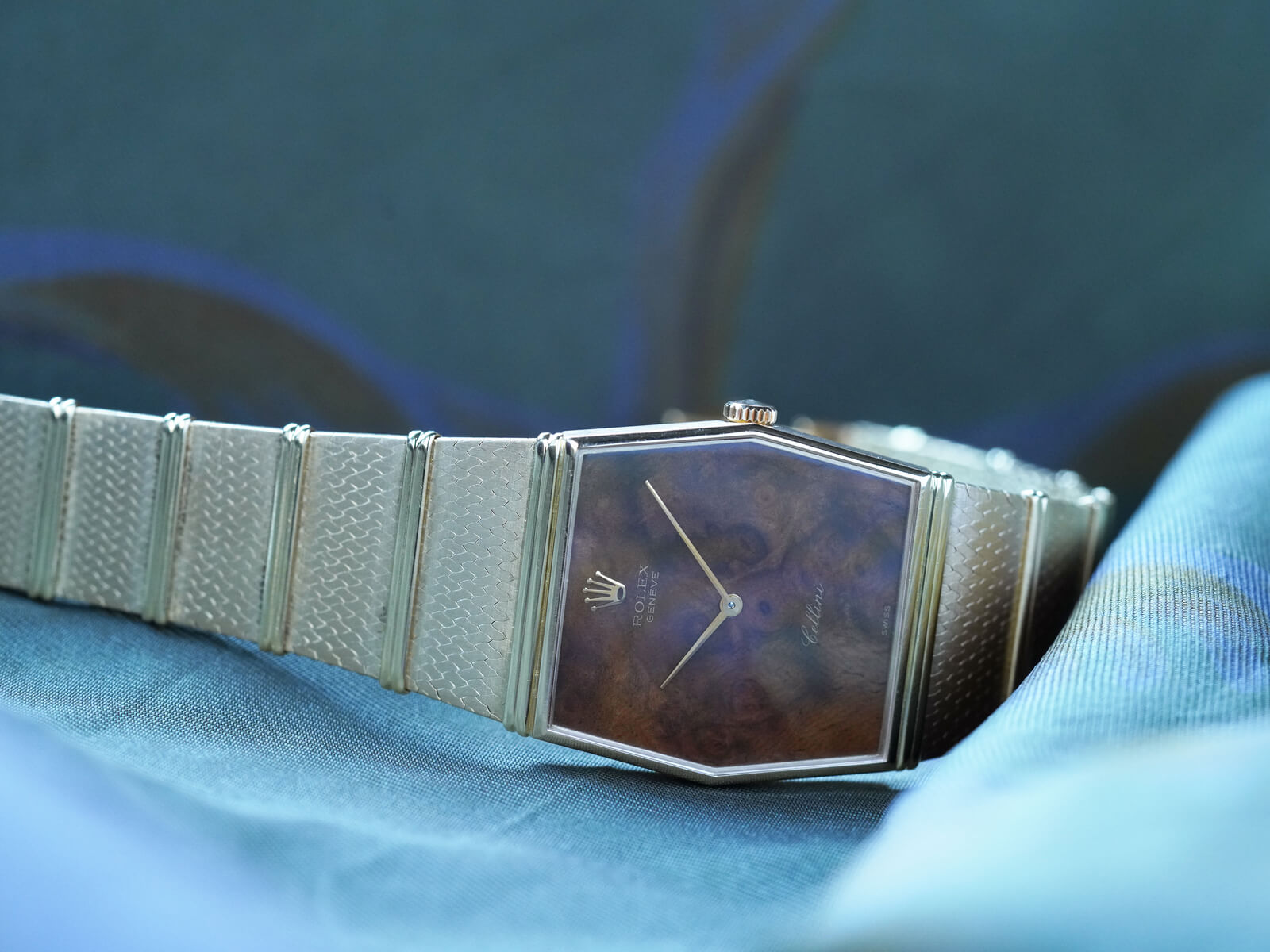 ロレックス/チェリーニ/ヘキサゴンケース/ウォルナットダイヤル/Rolex