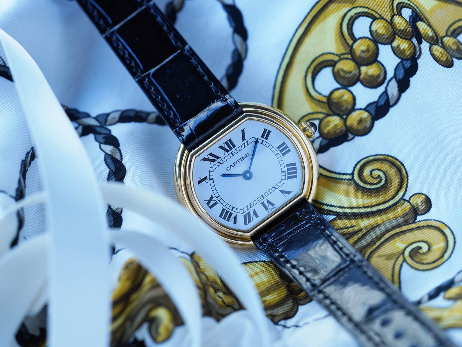 カルティエ/エリプスLM/PARIS/ホワイトローマンダイヤル/Cartier