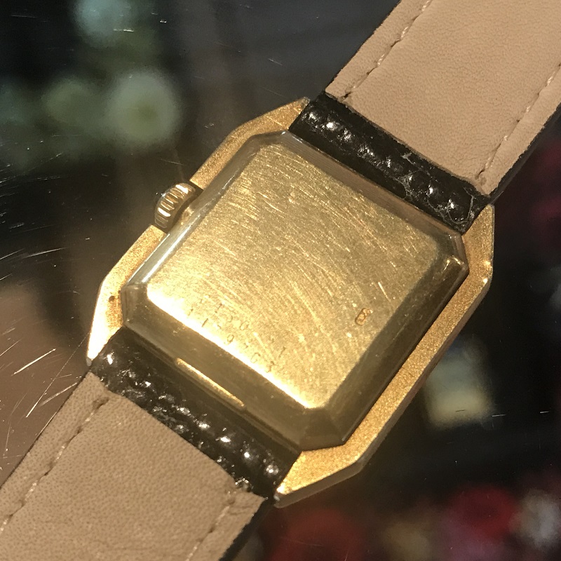 ジャガールクルト/オクタゴンケース/18KYG/手巻き/黒文字盤/60年代