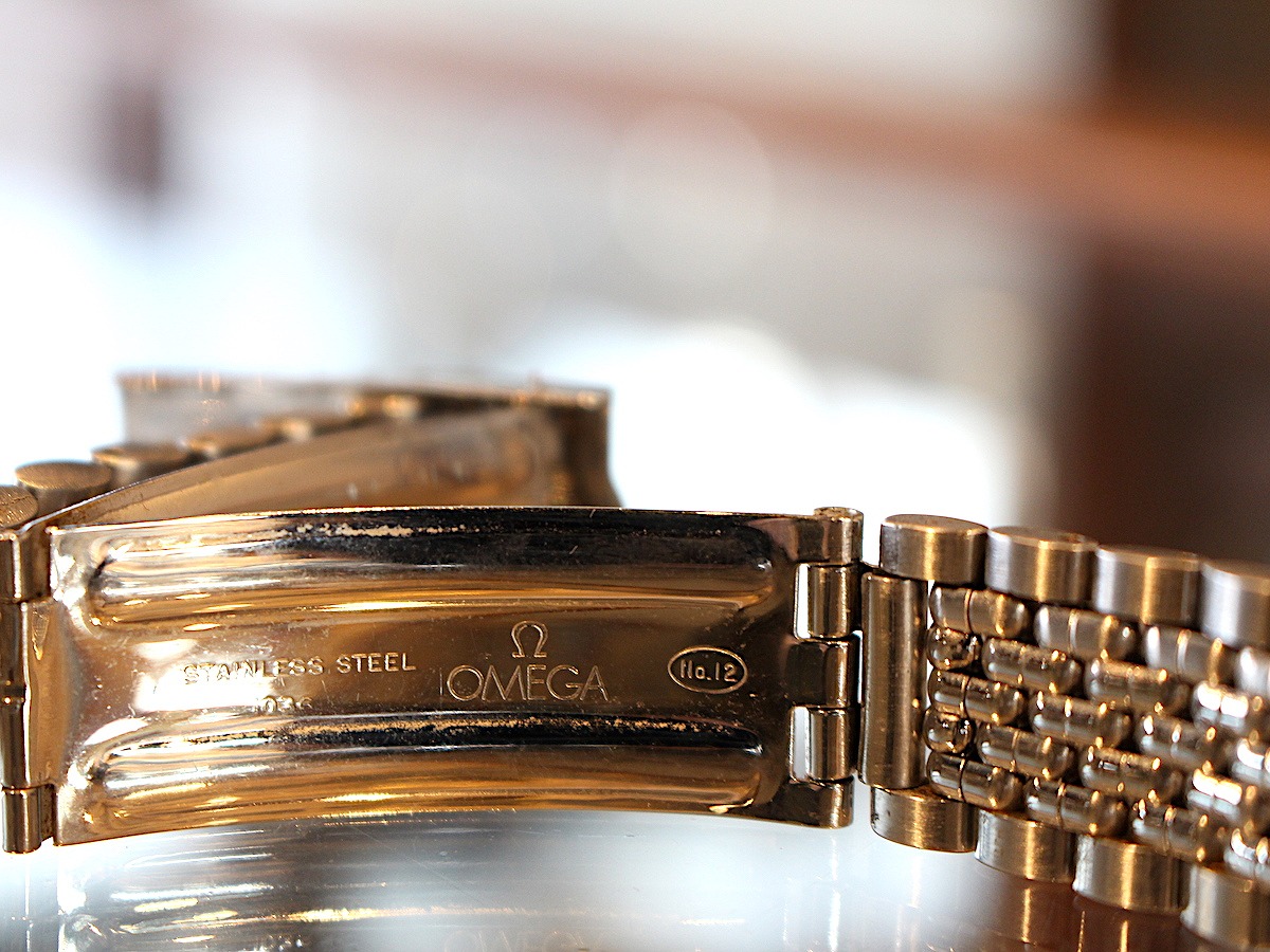 オメガ/純正SS7連ライスジュビリーブレスレット/No.12/Ref1036/Flash