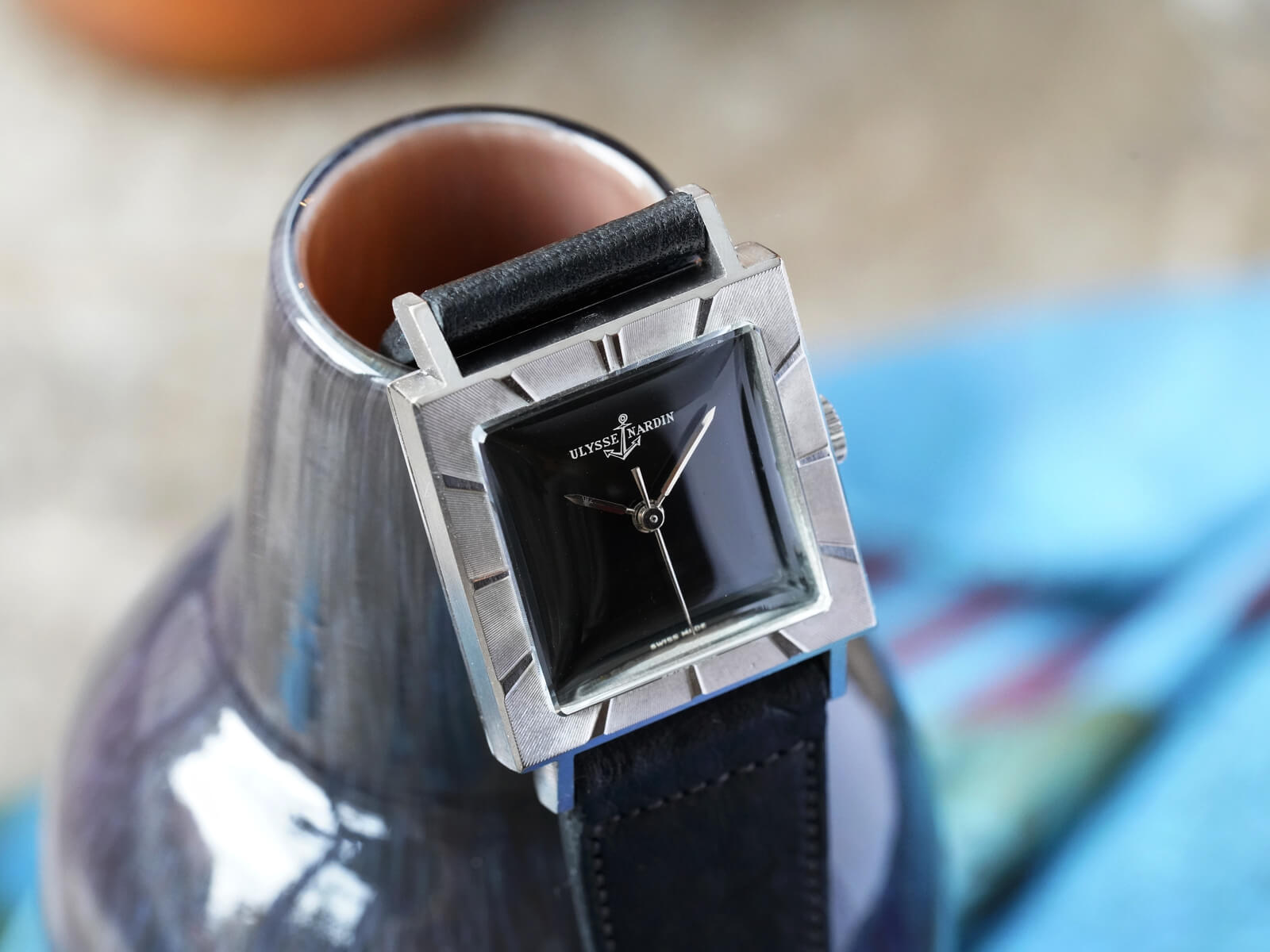 ユリスナルダン/スクエアケース/ブラックミラーダイヤル/Ulysse Nardin