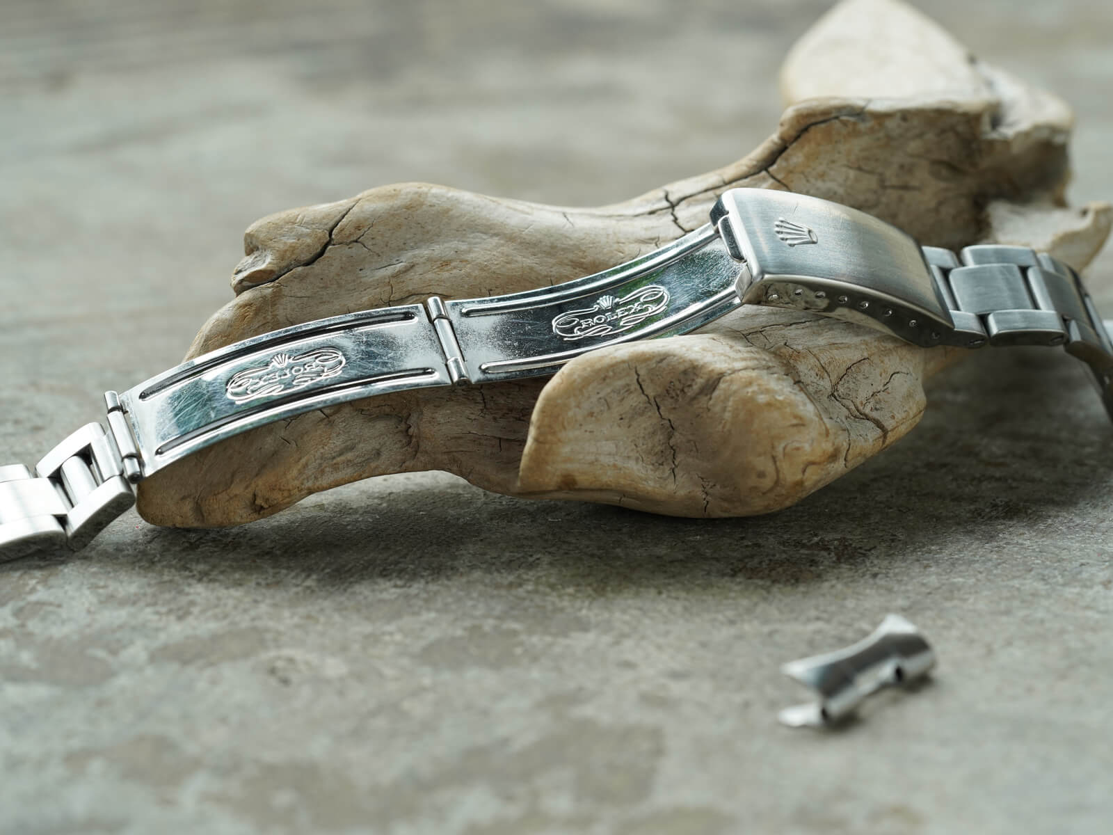 ロレックス/純正SS3連オイスターハードブレスレット78350-19(P11