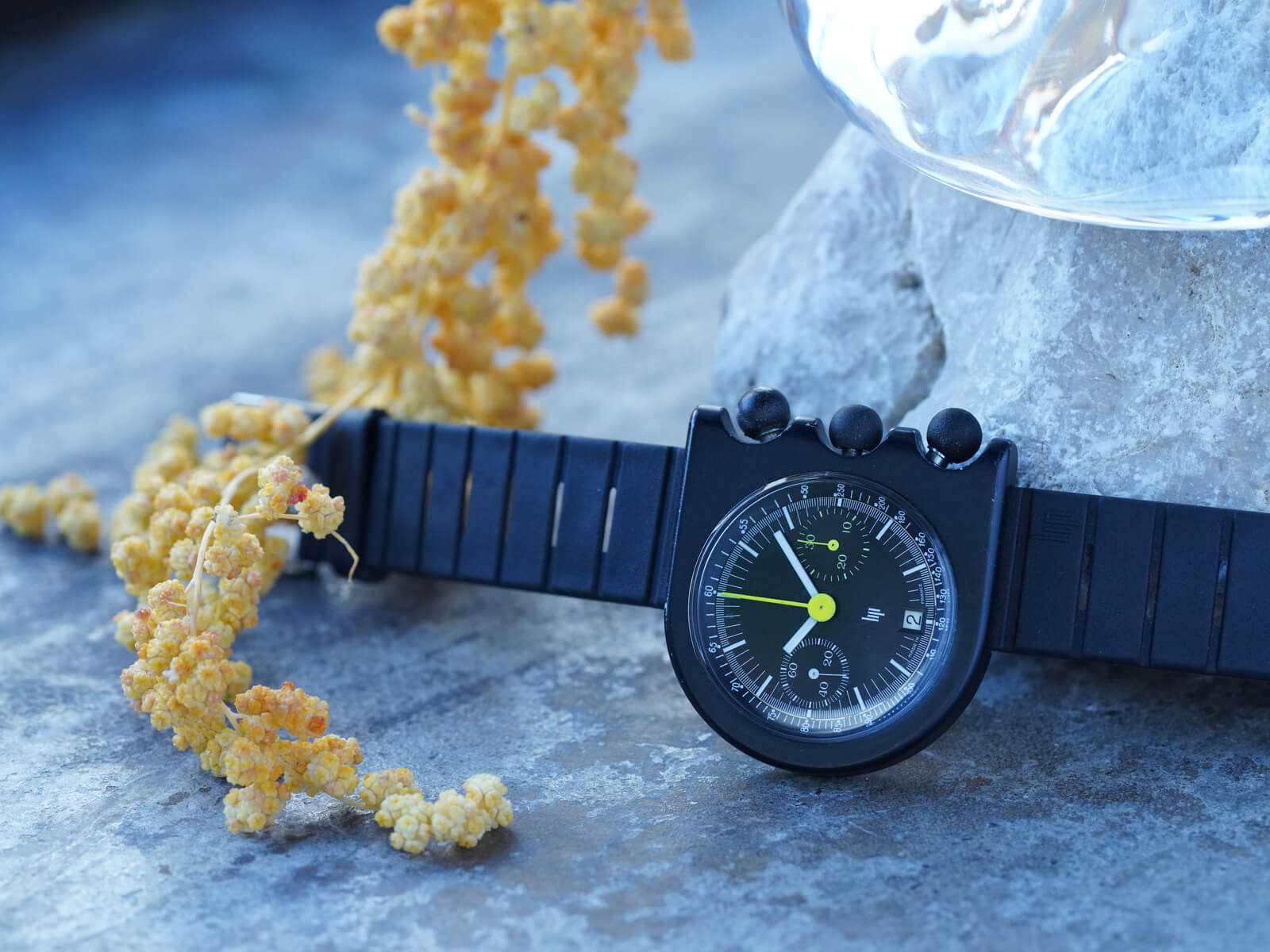 リップ/マッハ2000クロノグラフ/ブラックダイヤル/ロジェタロン/LIP