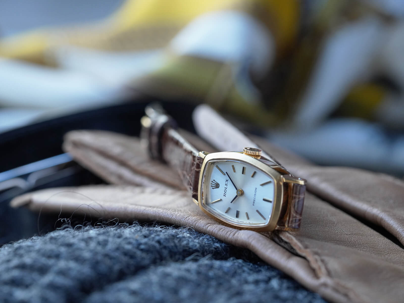 ロレックス/プレシジョン/トノーケース/シルバーダイヤル/Rolex