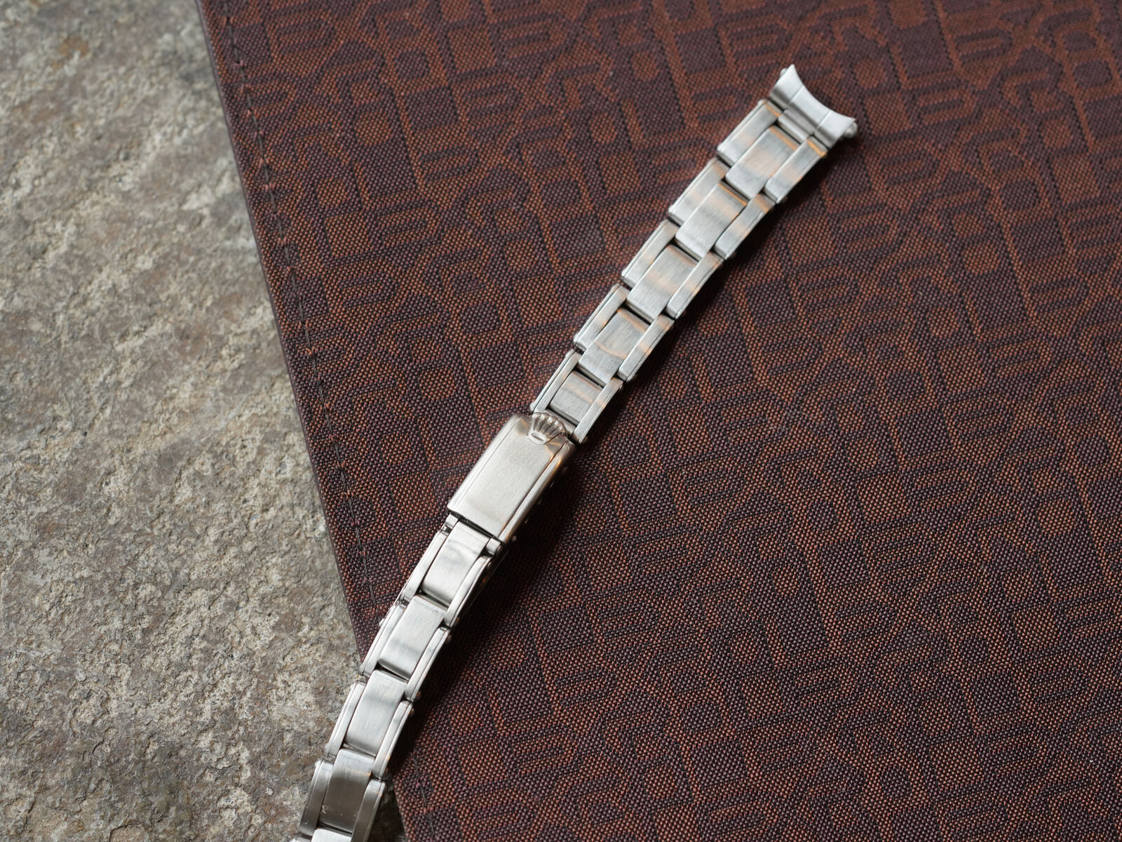 ロレックス/純正SS3連リベッドブレスレット/7204/FF59/Rolex/Stainless