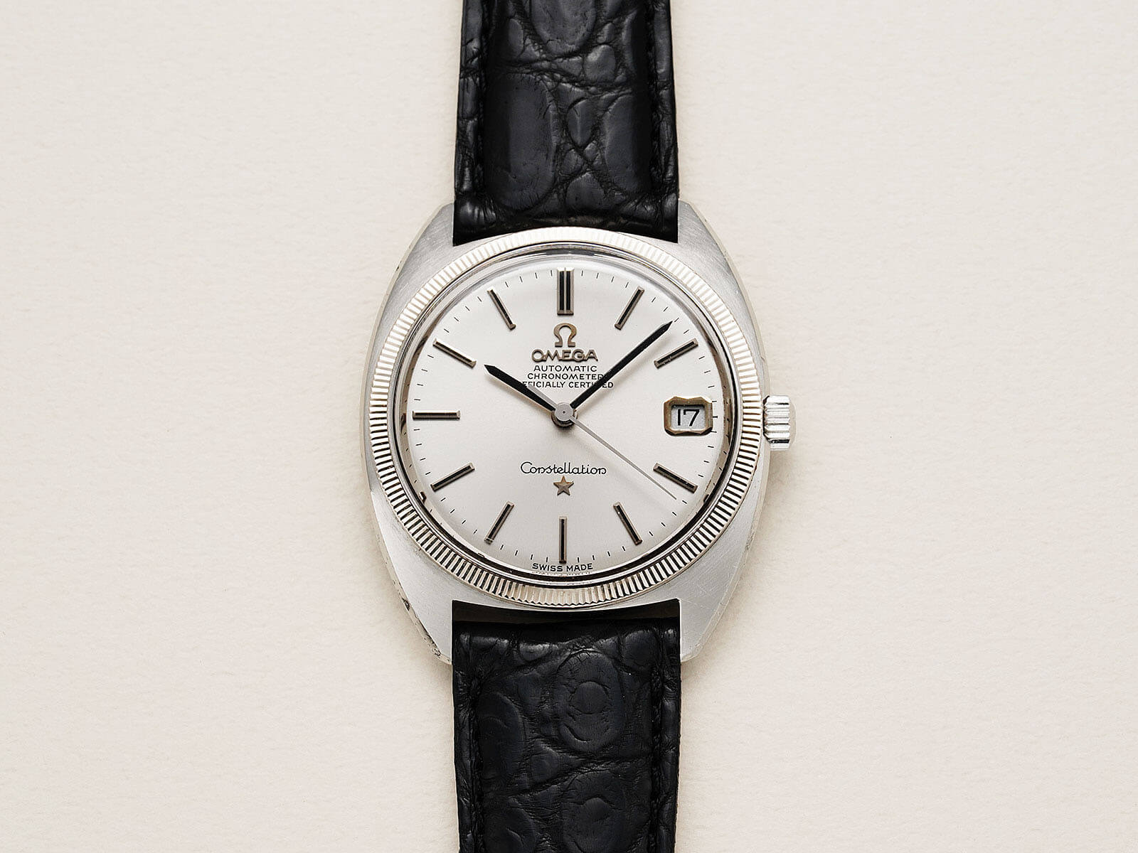 オメガ/コンステレーションデイト/Cラインケース前期/シルバーダイヤル