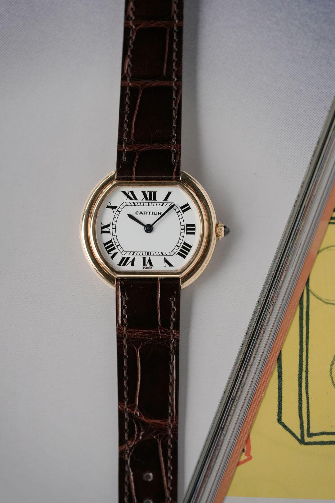 カルティエ/エリプスLM/PARISホワイトローマンダイヤル/Cartier