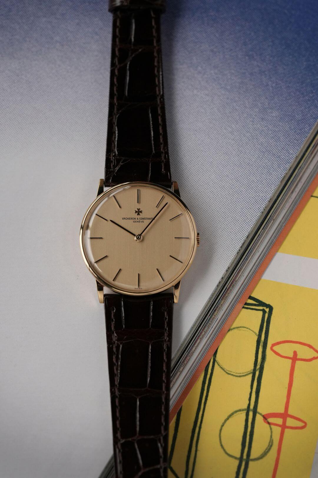 ヴァシュロンコンスタンタン/ラウンドケース/ゴールドダイヤル