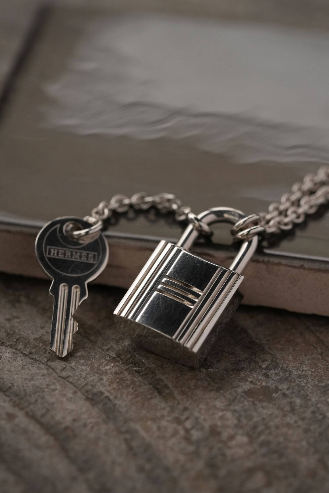 エルメス/カデナネックレス/Hermes/Cadenas Necklace/Silver Necklace