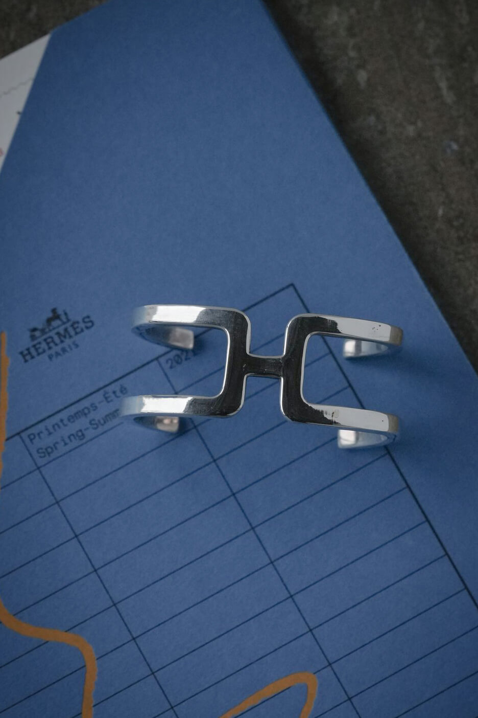 エルメス/シルバー/H モチーフ/カフ/バングル/Hermès/Silver/H motif