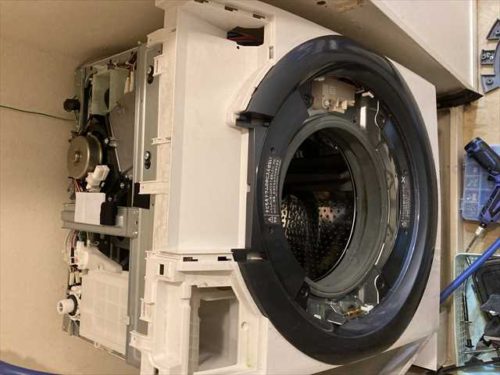 シャープ ES-S7C を分解クリーニング｜乾燥機能低下・悪臭対策なら