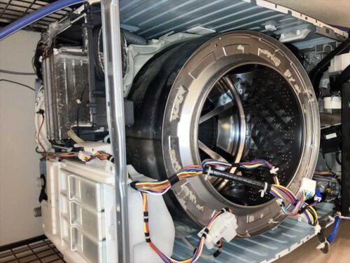 パナソニックNA-LX127A｜乾燥機能低下を分解クリーニングで改善