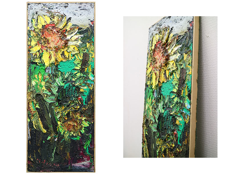 おすすめの逸品 村上肥出夫「ひまわり」 | えだ画廊 大分市 絵画・美術