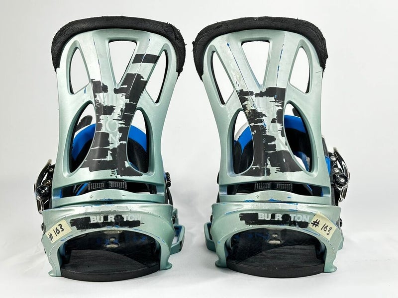 Size M (8-11) Burton Mission EST Mens Snowboard Bindings #163