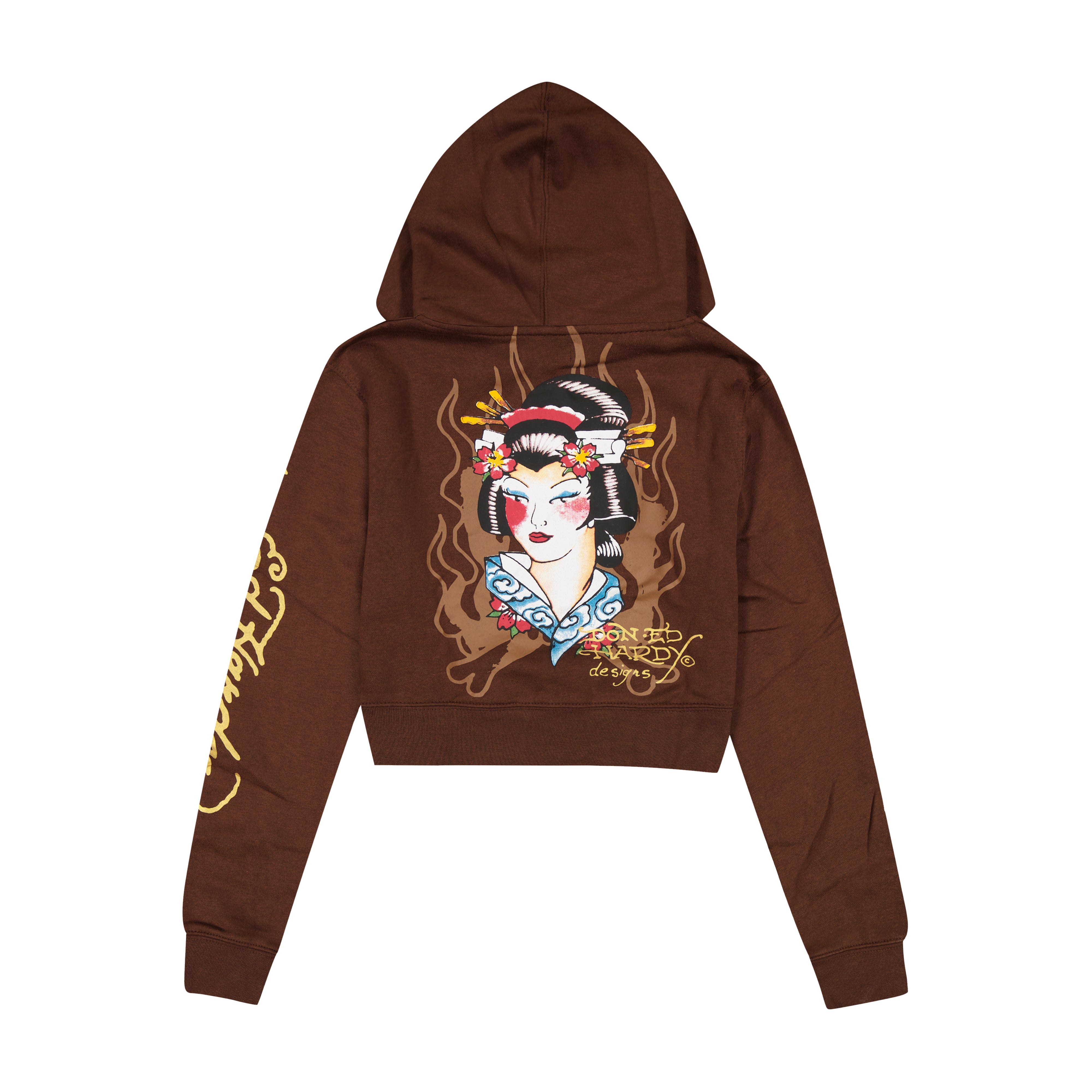 Koi Fish Y2K Zip Front Hoodie