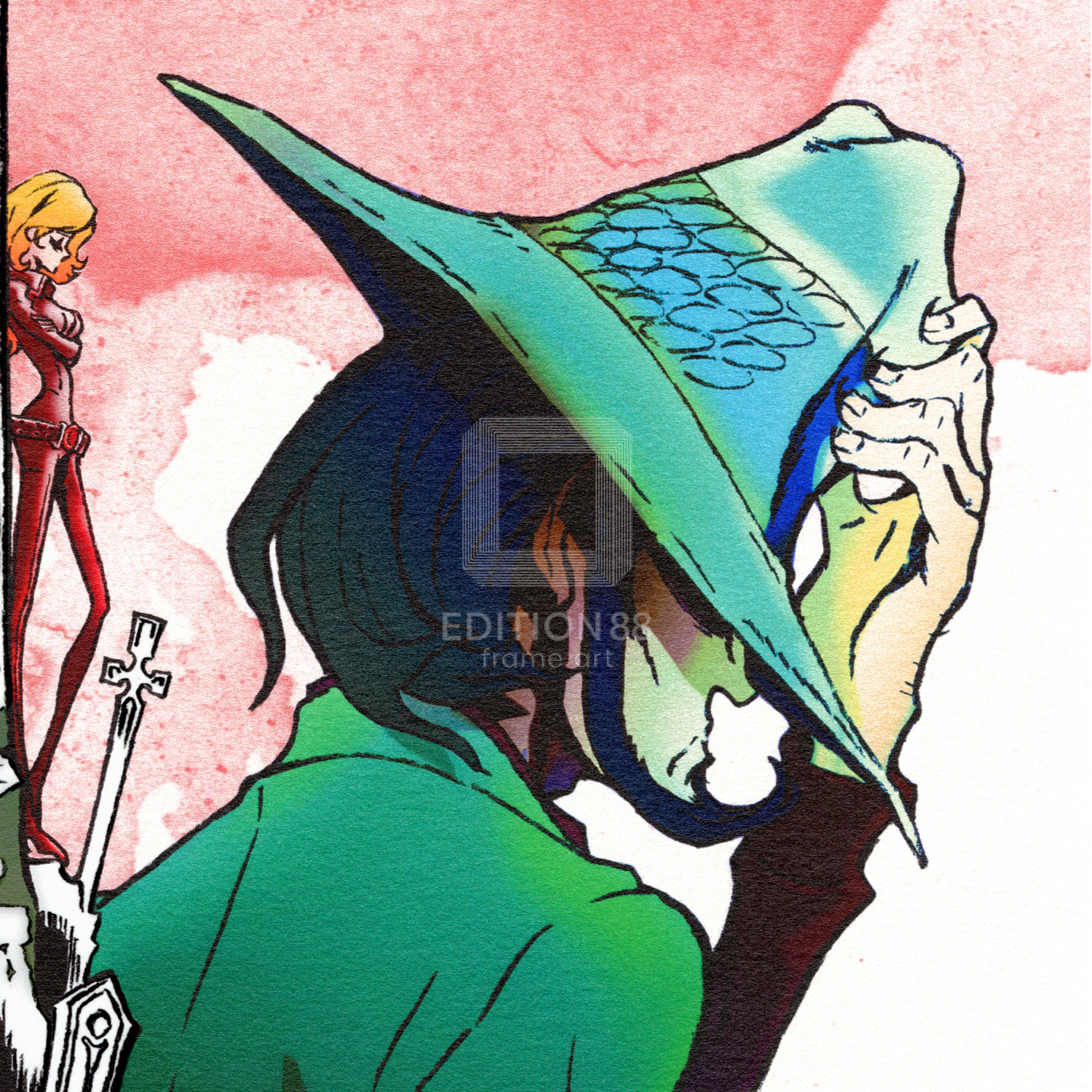 LUPIN THE ⅢRD」88グラフ2『次元大介の墓標』(落款入り/限定300枚)