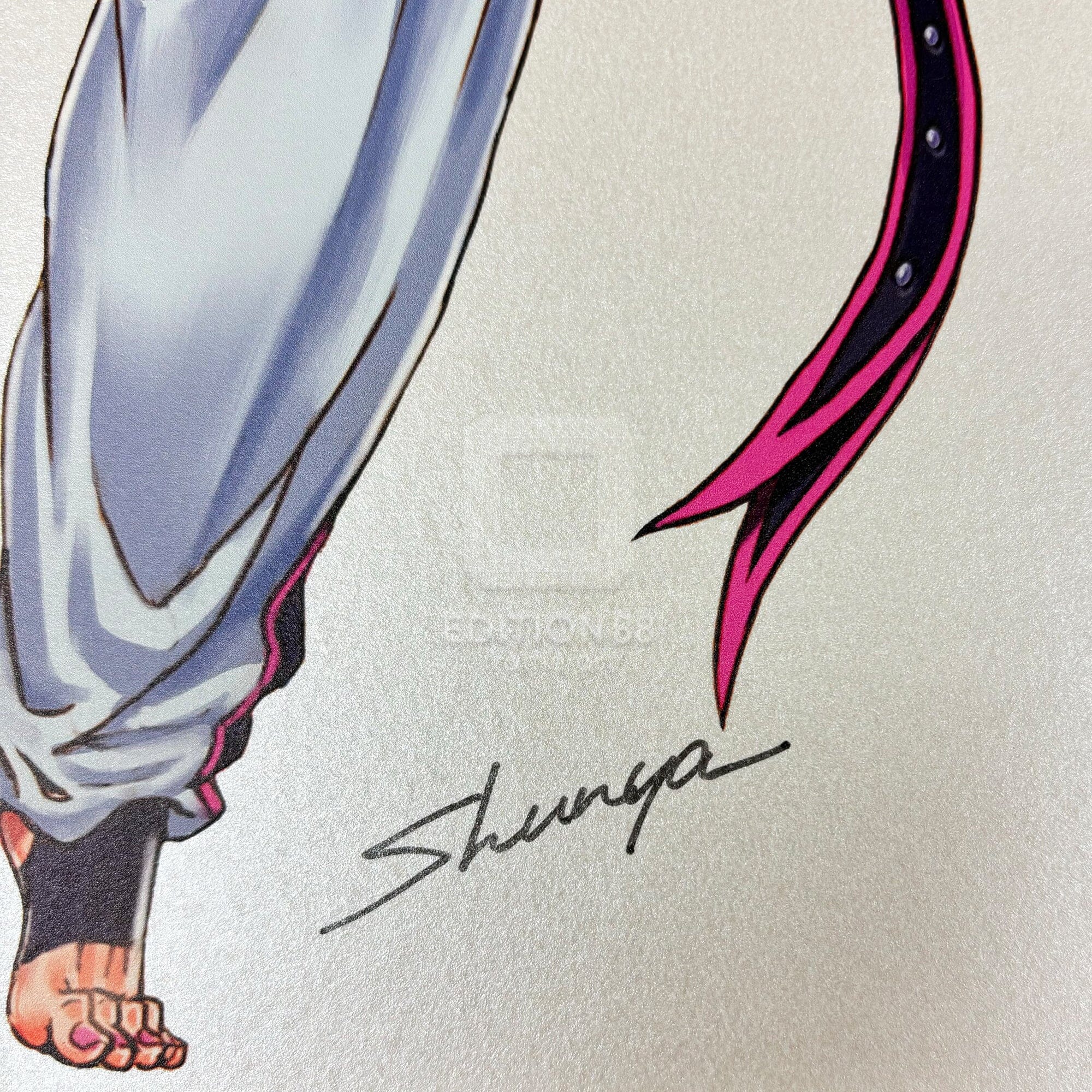 STREET FIGHTER 美少女」88グラフ 春麗＆ジュリ/ 山下しゅんや(直筆