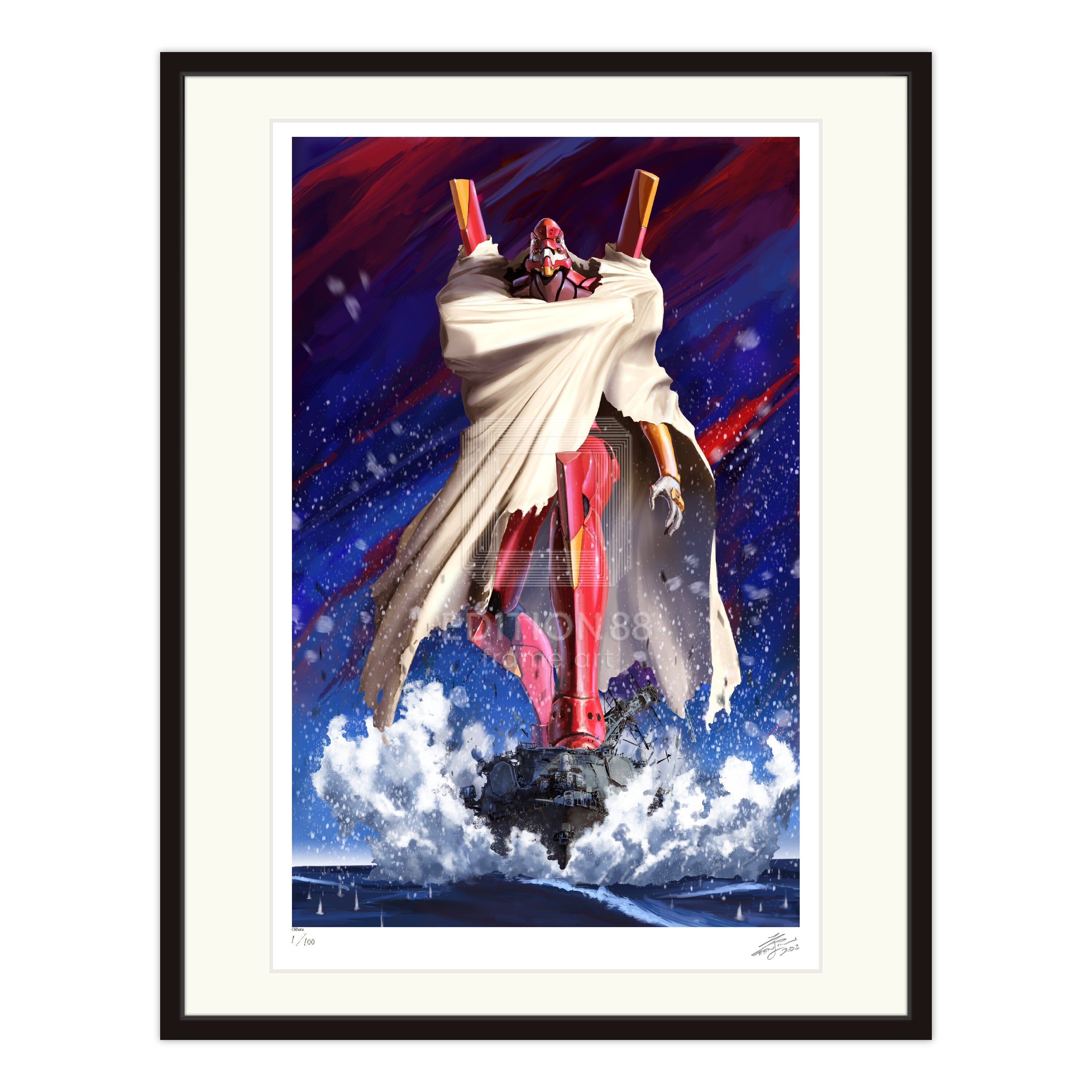 エヴァンゲリオン 88グラフ3/天神英貴（直筆サイン入り/限定100枚）