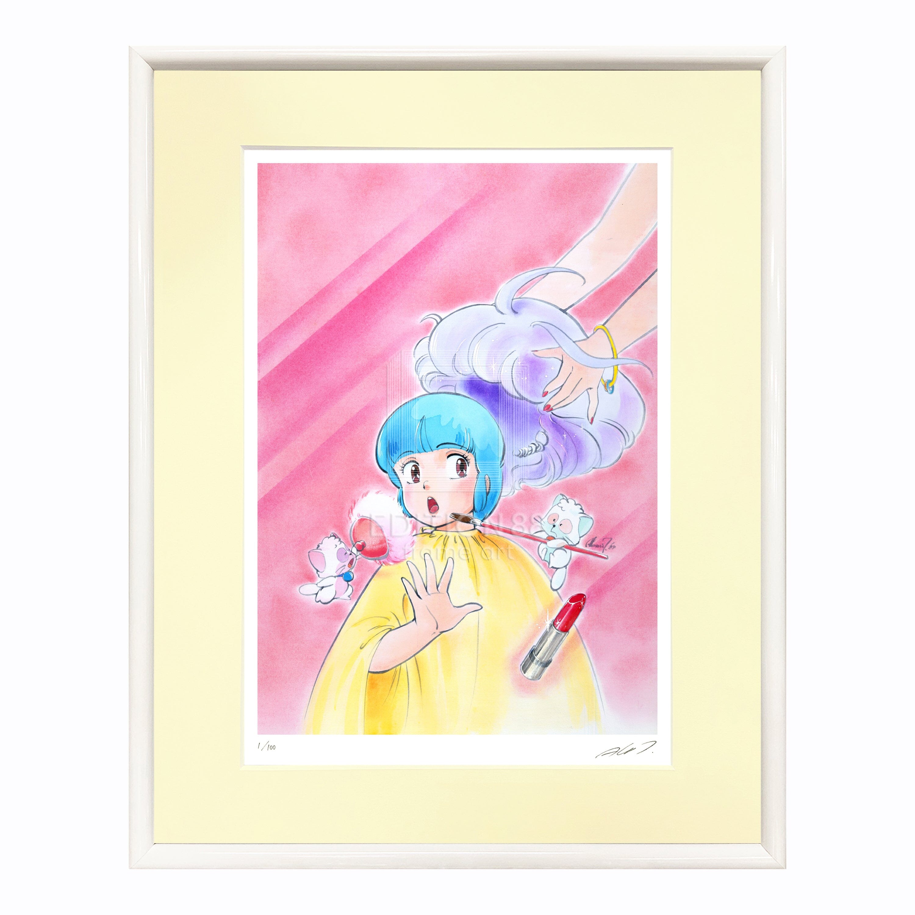 魔法の天使 クリィミーマミ」 88グラフ メイクアップ /高田明美（直筆