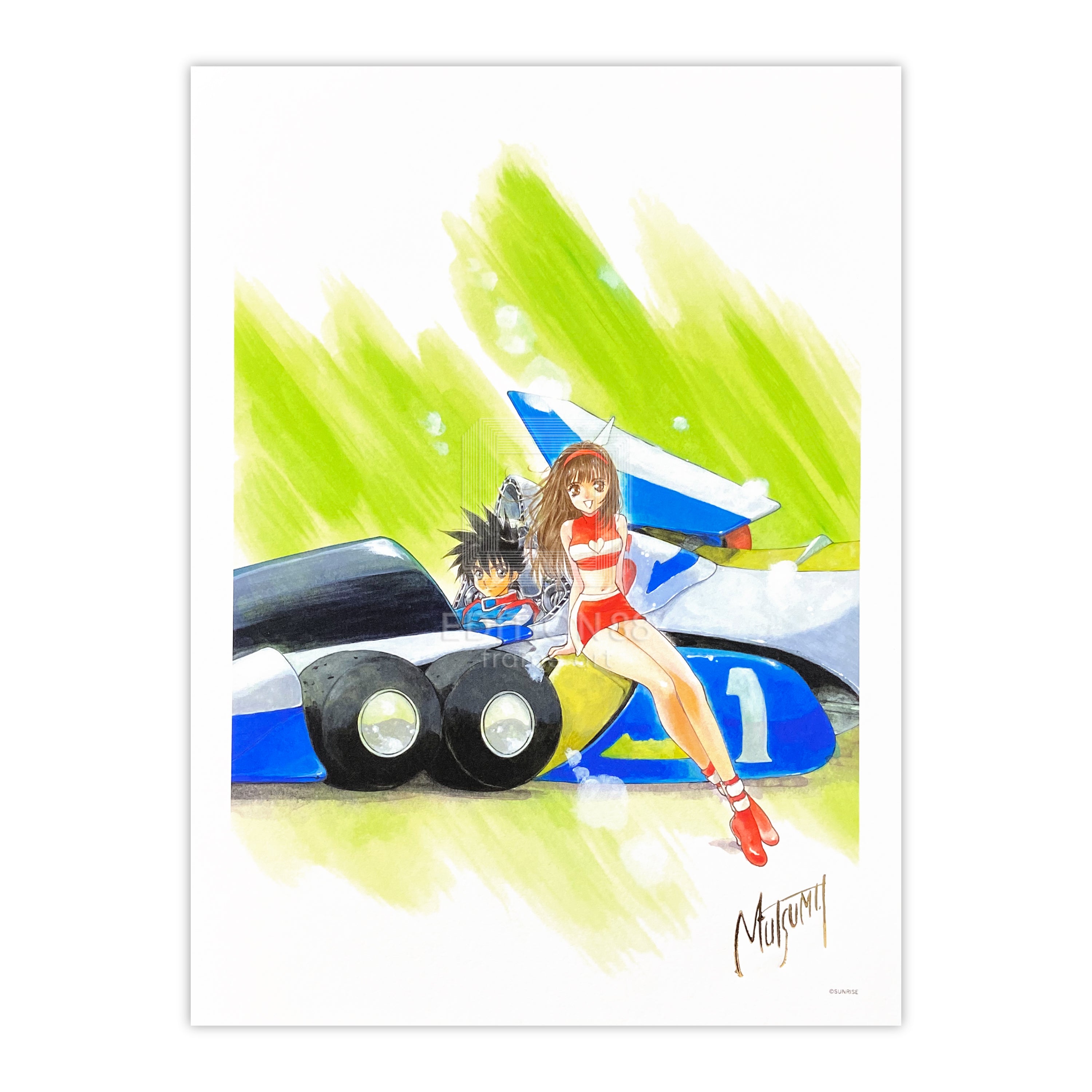 新世紀GPXサイバーフォーミュラ」88グラフ4/いのまたむつみ（箔押し