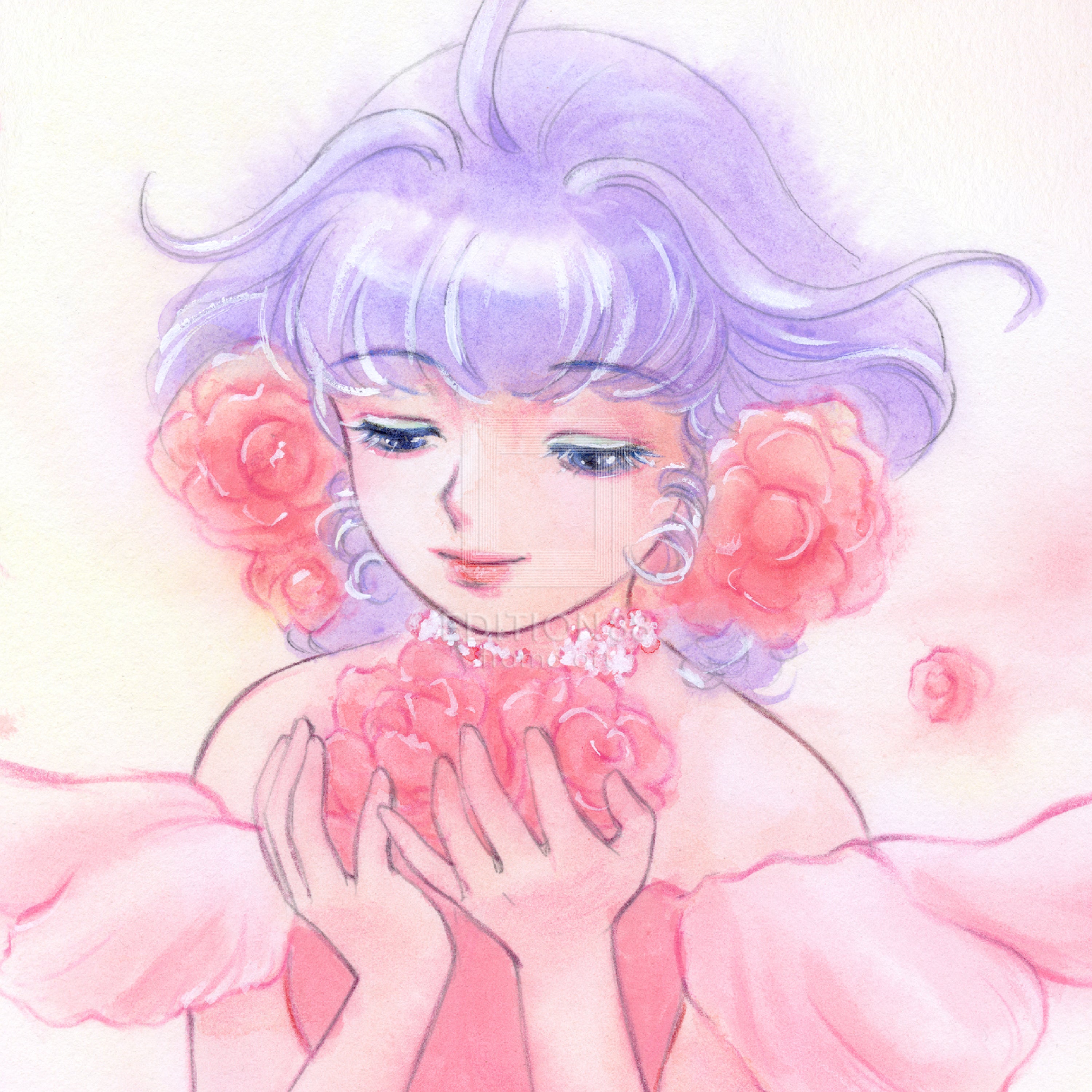 魔法の天使クリィミーマミ」88グラフ Peaceful moment /高田明美（直筆