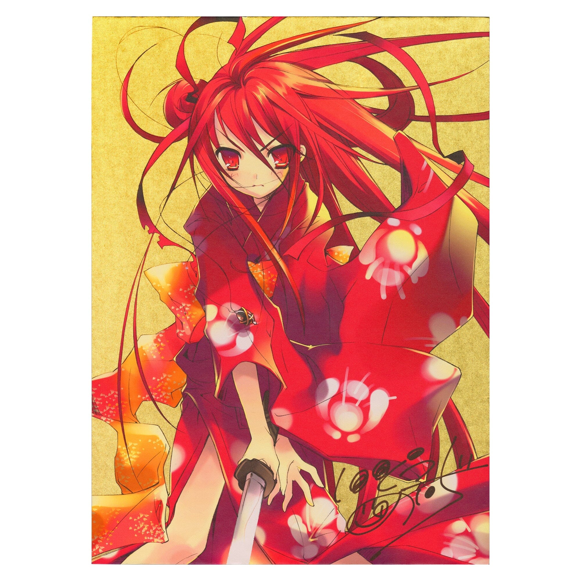 灼眼のシャナ」88グラフ ゴールド1（「灼眼のシャナⅦ」カバーイラスト