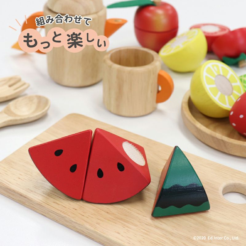 とれたて すいか 知育玩具 木のおもちゃ GENI