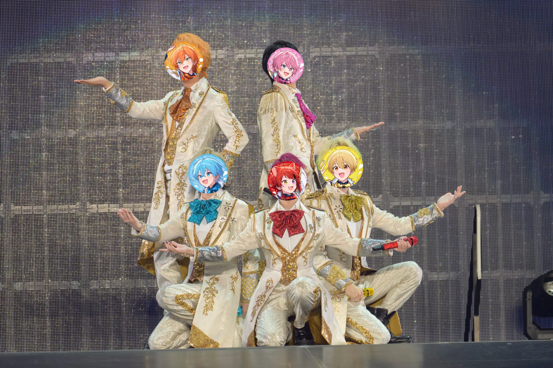 すとぷり、騎士A、AMPTAK、めておら、すにすてが出演した大型ライブ