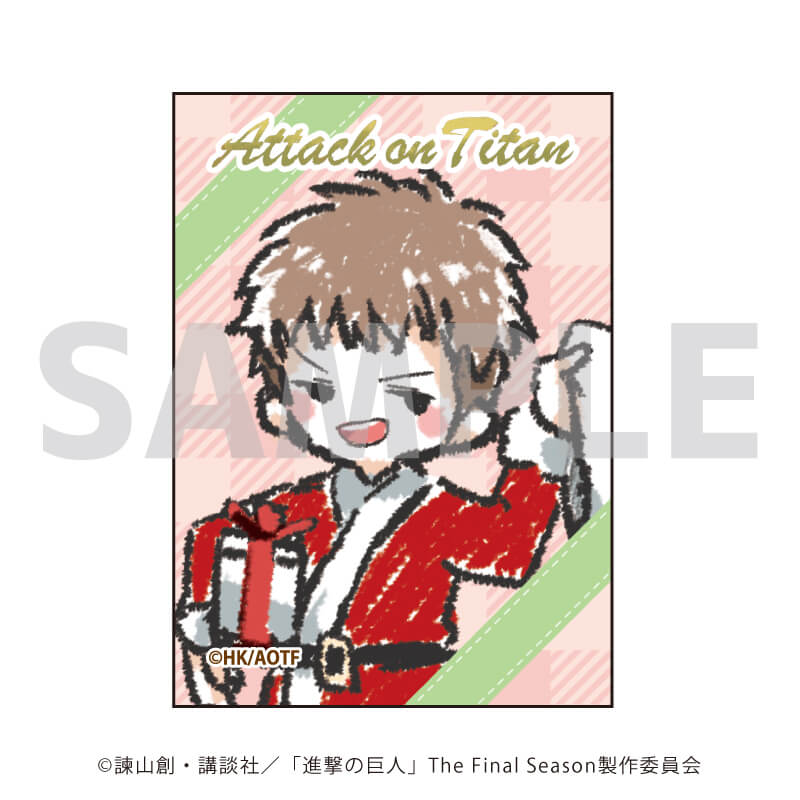 キャンバスアートミニ「進撃の巨人」01/クリスマスver. ブラインド(6種