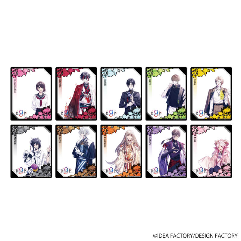 アクリルカード「9 R.I.P.」01/コンプリートBOX(全10種)(公式イラスト