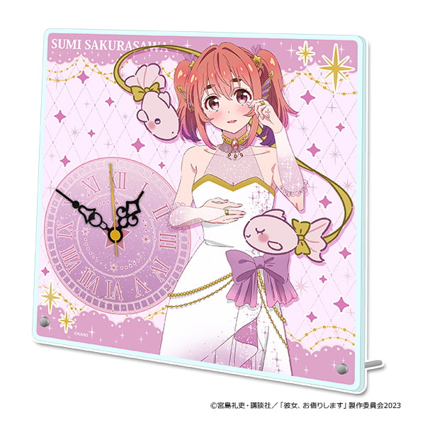 彼女、お借りします 描き下ろしアクリル置時計 星座ver.【桜沢墨