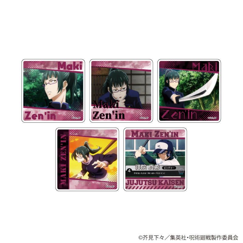 キャラアクリルバッジ「呪術廻戦」18/禪院真希 コンプリートBOX(全5種