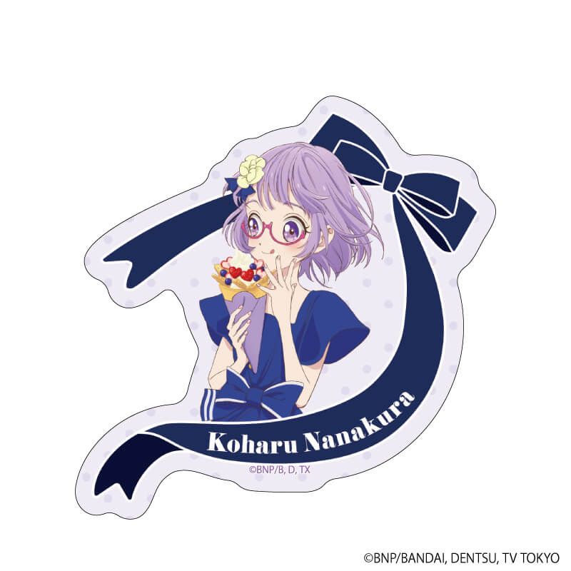 ダイカットステッカー「アイカツスターズ！」03/二階堂ゆず(描き下ろし