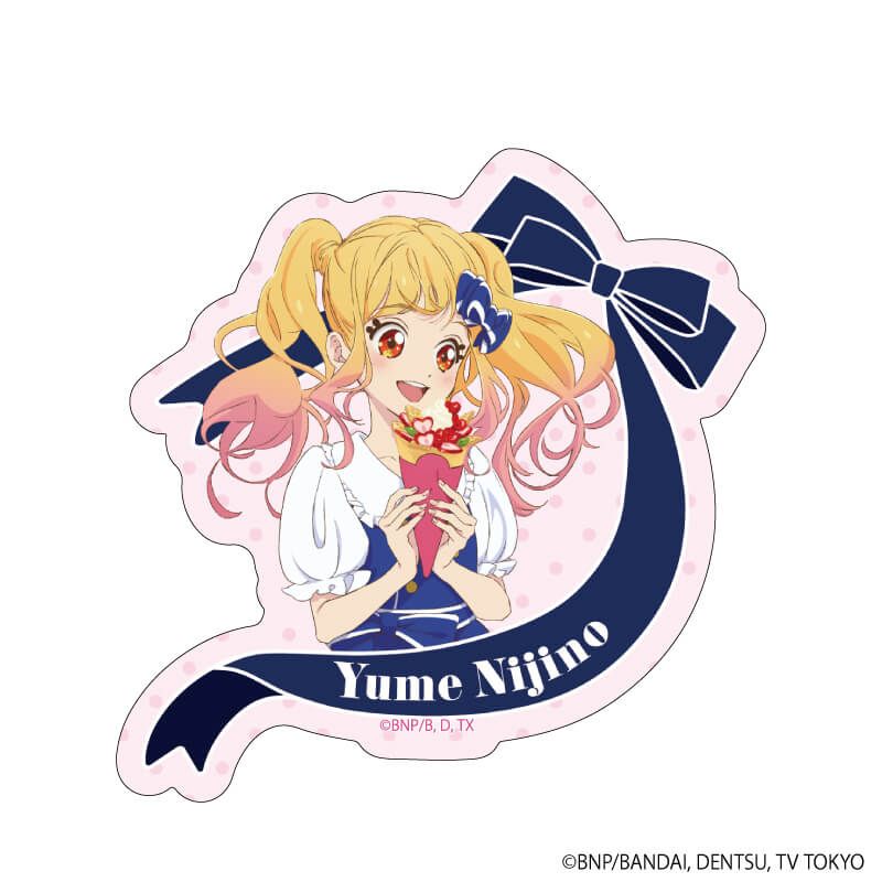 ダイカットステッカー「アイカツスターズ！」03/二階堂ゆず(描き下ろし