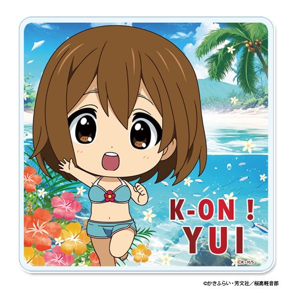 けいおん！ ぷちちょこアクリルコースター【平沢唯】水着ver.｜アニメ