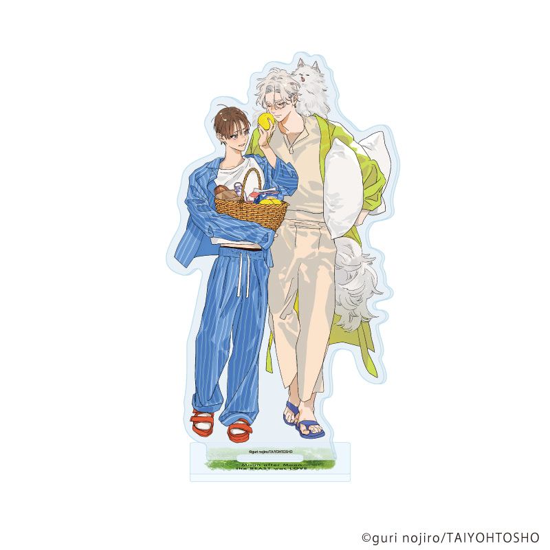 アクリルスタンド「野白ぐり A HOLIDAY Picnic Mood」02/月はみちかけ