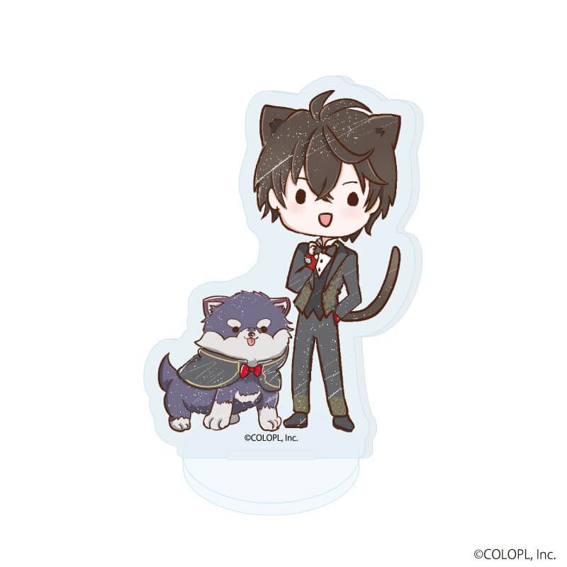 アクリルぷちスタンド「クイズRPG 魔法使いと黒猫のウィズ」01/猫の日