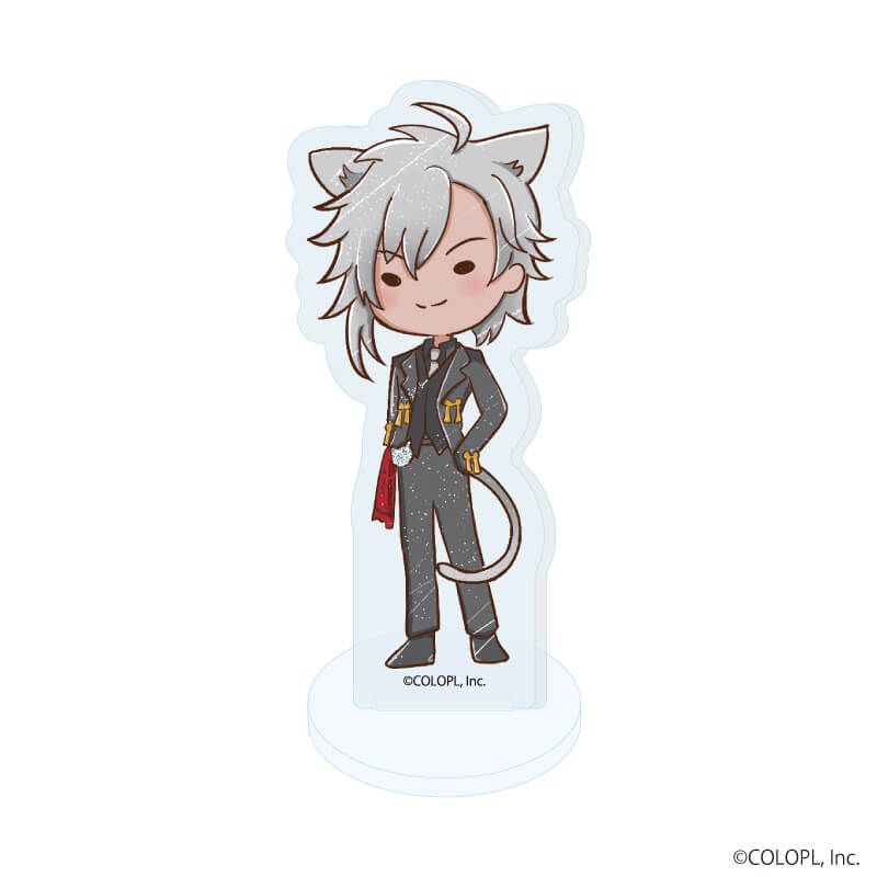 アクリルぷちスタンド「クイズRPG 魔法使いと黒猫のウィズ」01/猫の日