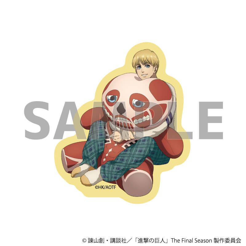 ダイカットステッカー「TVアニメ『進撃の巨人』The Final Season」02