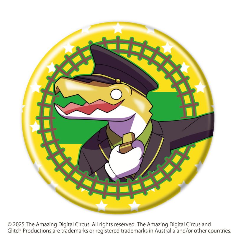 缶バッジ「アメイジング・デジタル・サーカス」01/駅員ver