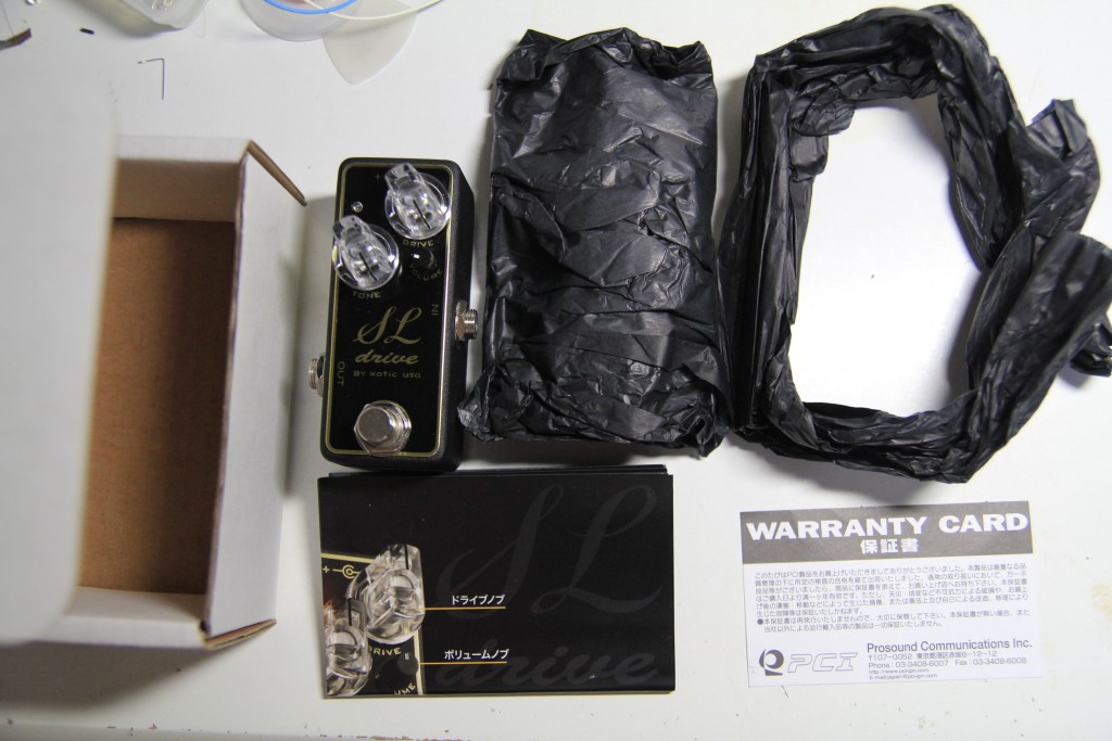 Xotic SL Drive レビュー！ミニサイズでもずっしりとくるプレキシペダル！