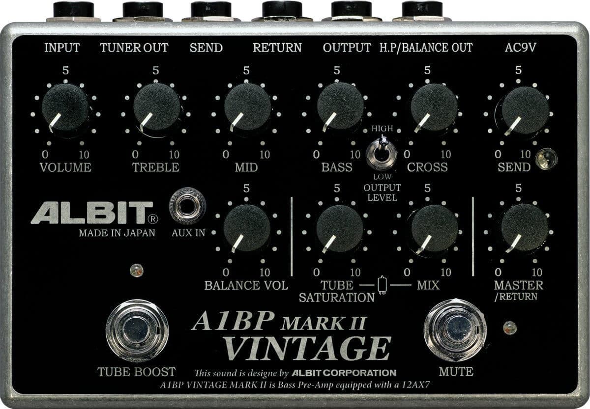 ALBIT A1BP VINTAGE MARK Ⅱ - 多機能ベース用プリアンプ「A1BP