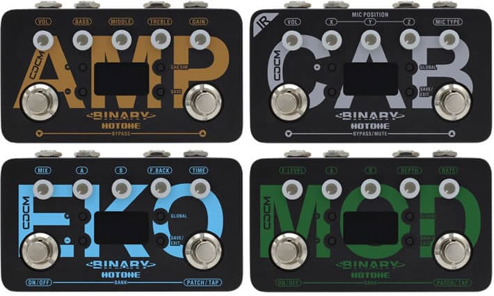 HOTONE BINARY AMP - 16種類の著名なギターアンプをモデリングした